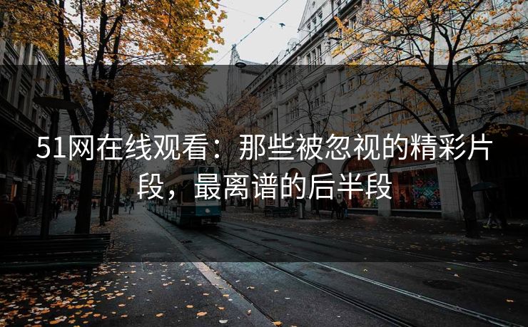 51网在线观看：那些被忽视的精彩片段，最离谱的后半段